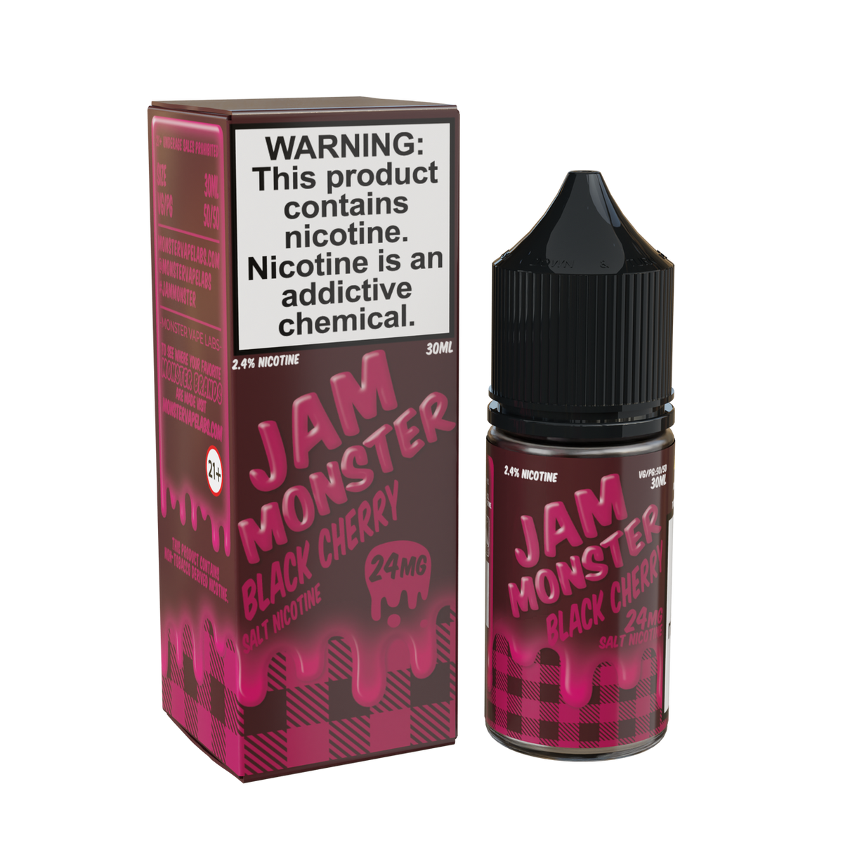 Jam Monster Nicotine Salts Black