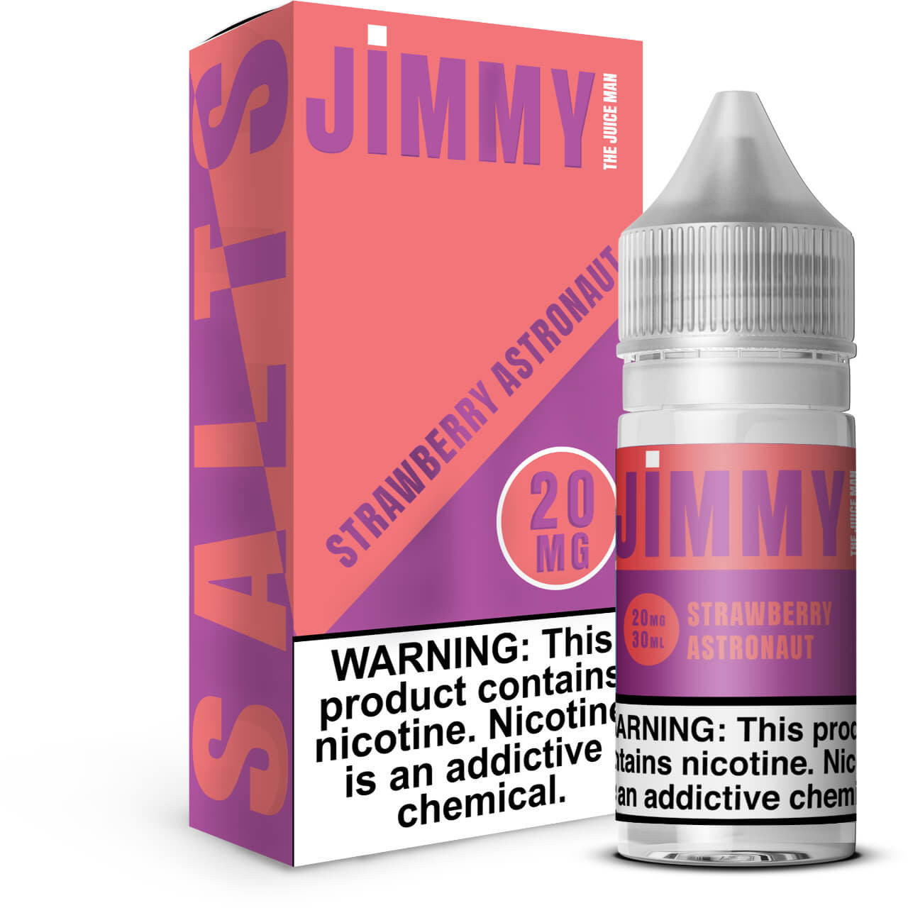 Jimmy The Juiceman Nicotine Salts strawberry only vapez