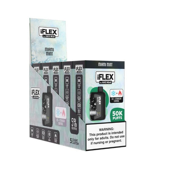 Juice Head iFlex 50K Vape miami mint only vapez