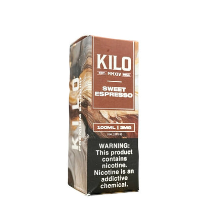 KILO E Liquids espresso only vapez 