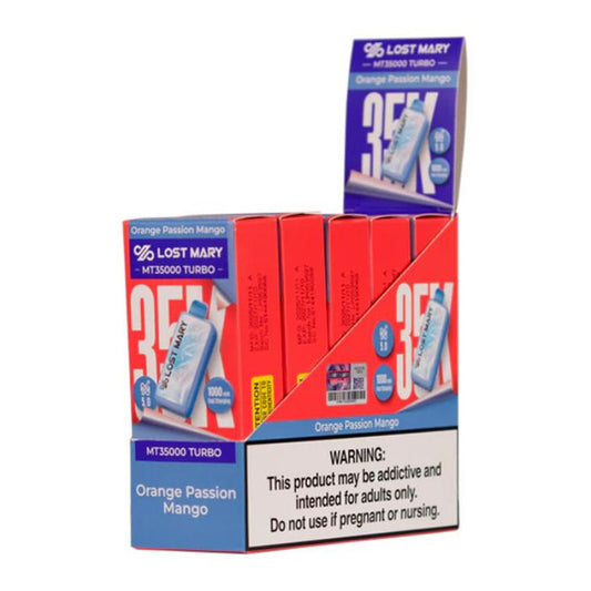 Lost Mary MT35000 Turbo Nixodine Vape Orange
