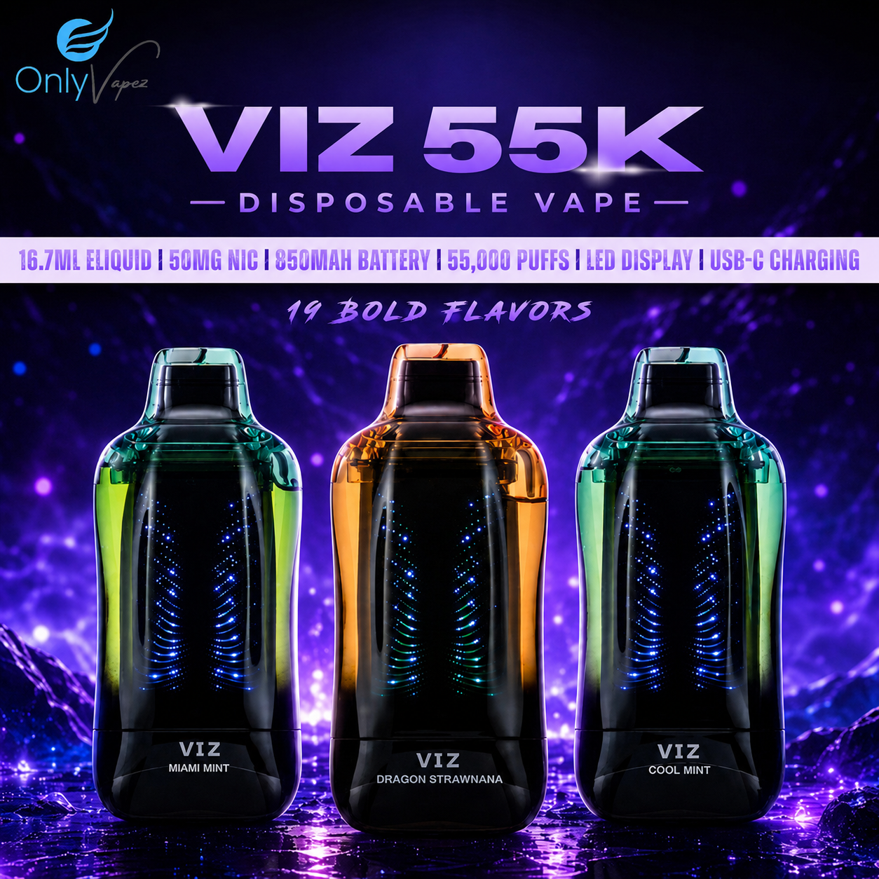 Only vapez VIZ 55 ONLY VAPEZ