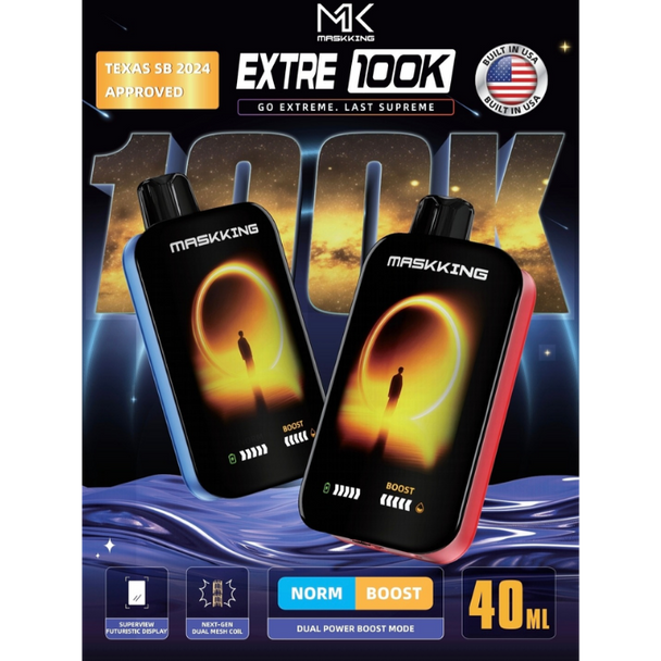Maskking Extre 100k Vape TX only vapez