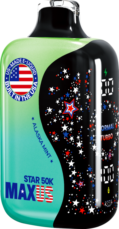 Maxus Star 50K Disposable Vape alaska mint only vapez