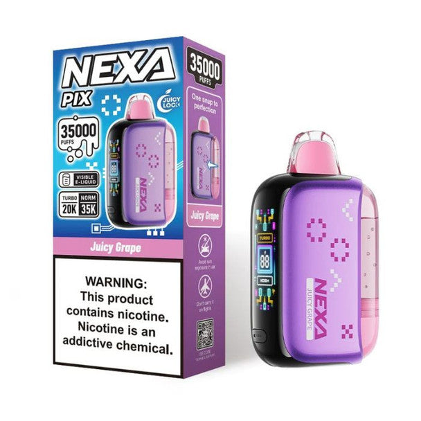 Nexa PIX 35K Vape Texas Compliant grape only vapez