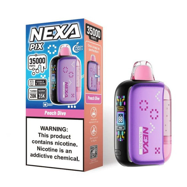 Nexa PIX 35K Vape Texas Compliant peach only vapez
