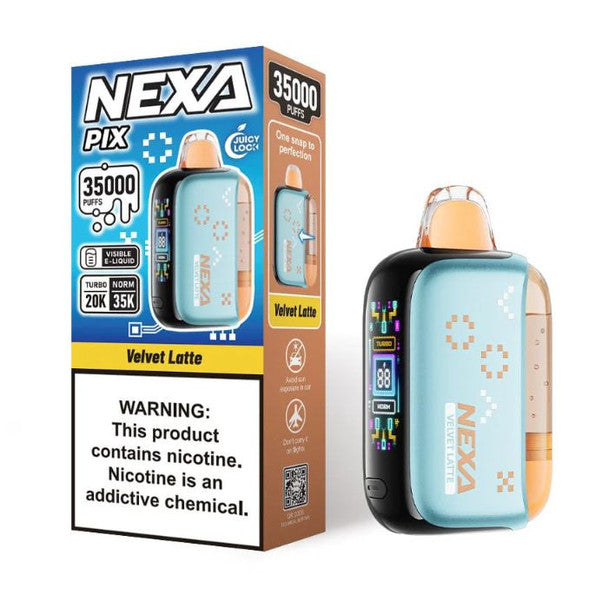 Nexa PIX 35K Vape Texas Compliant latte only vapez