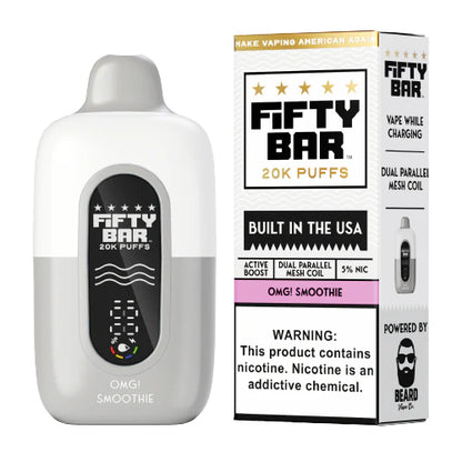 Fifty Bar 20K White Series Disposable