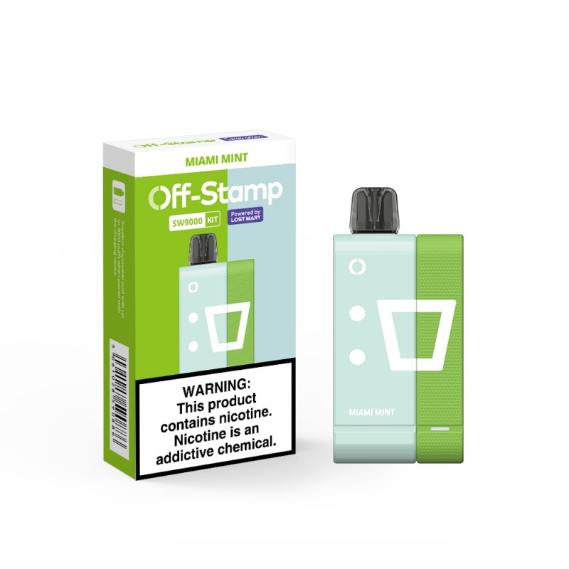 Off Stamp SW9000 Vape Kit Miami Mint