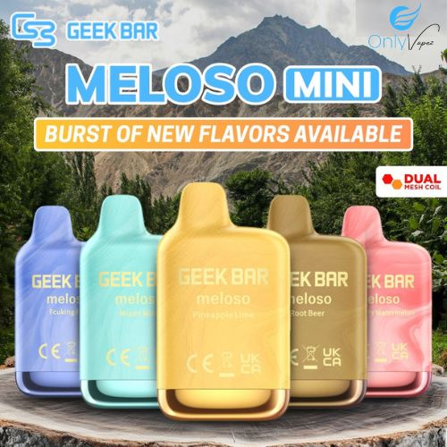 Geek Bar Meloso Mini 1500 Vape only vapez all