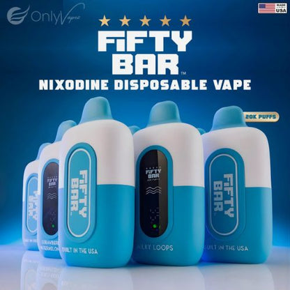 Fifty Bar Nixodine Disposable Vape only vapez