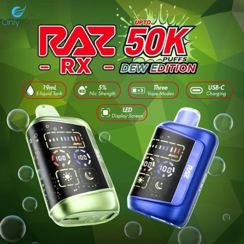 RAZ RX50K Dew Edition Disposable Vape only vapez