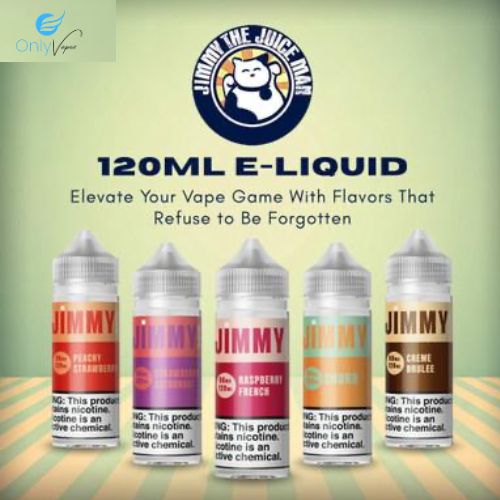 Jimmy The Juiceman E Liquid only vapez all