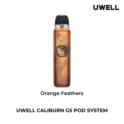 Uwell Caliburn G5 Pod System orange only vapez