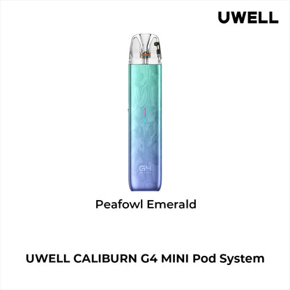 UWELL Mini Caliburn G4 Pod System emerald only vapez