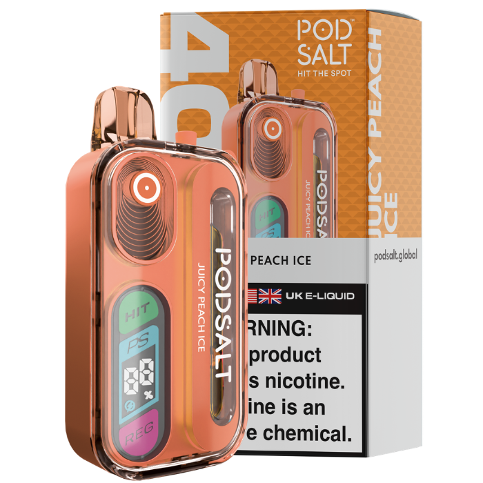 Pod Salt Hit 40k Vape Texas Compliantpeach ice