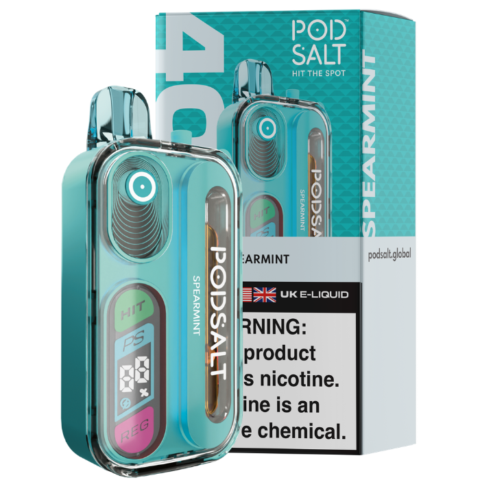 Pod Salt Hit 40k Vape Texas Compliant spearmint