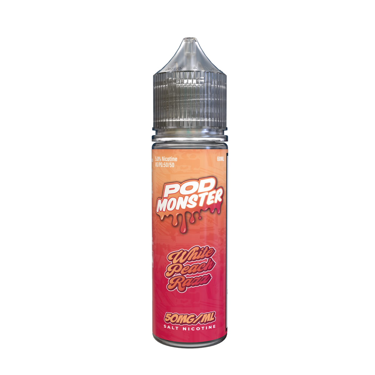 Pod Monster Nicotine Salts White Peach Razz