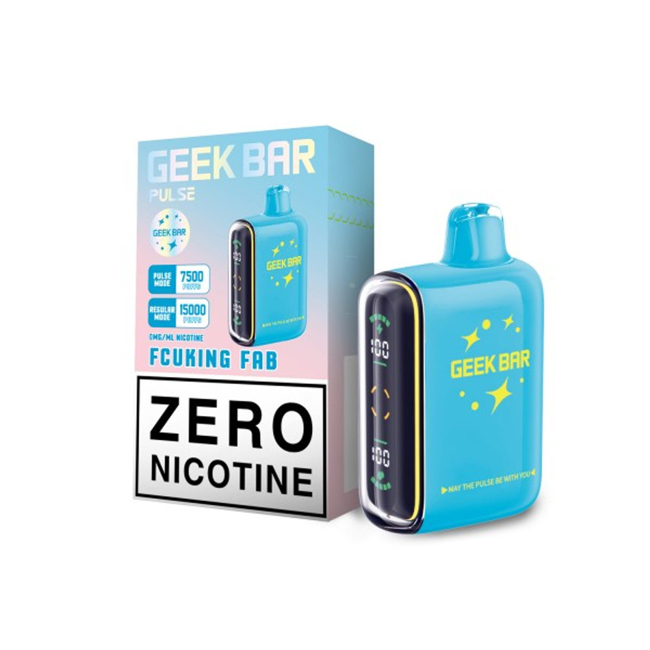 Geek Bar Pulse Zero Nicotine Vape fab onyl vapez