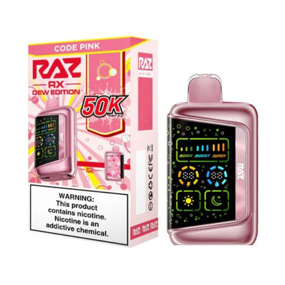 RAZ RX50K Dew Edition Disposable Vape pink