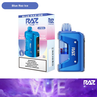RAZ VUE 50K Vape blue raz ice only vapez