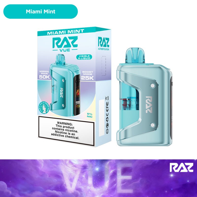 RAZ VUE 50K Vape miami mint only vapez