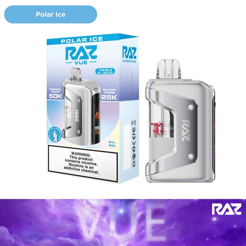 RAZ VUE 50K Vape polar ice only vapez