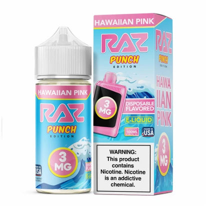 Raz x Pod Juice Punch E Liquid punch pink