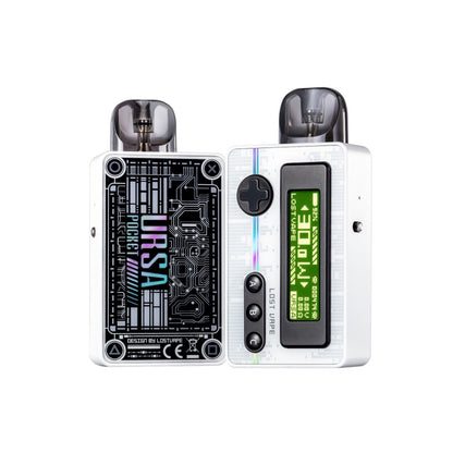 Lost Vape Ursa Pocket Pod System white only vapez
