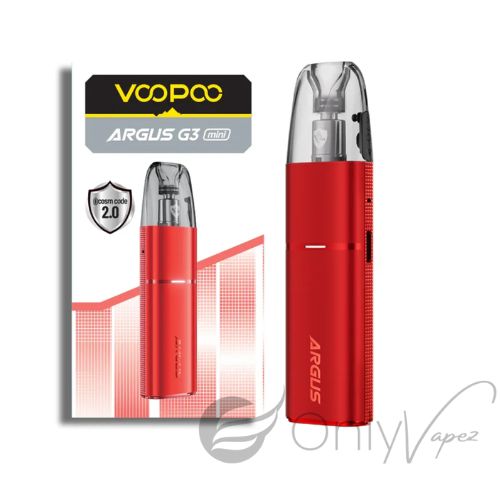 VooPoo Argus G3 Mini Kit Pod System red only vapez