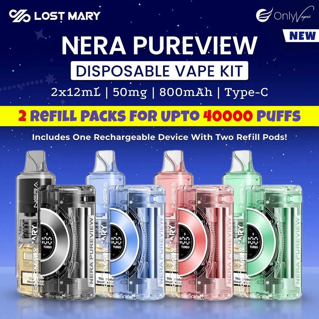 Lost Mary NERA Pureview 40K Vape Kit only vapez
