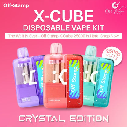 Off Stamp X-Cube Crystal Vape Kit only vapez