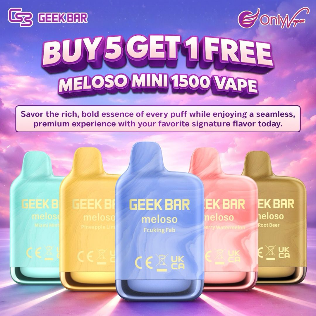 Geek Bar Meloso Mini 1500 Vape only vapez