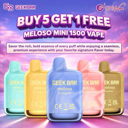 Geek Bar Meloso Mini 1500 Vape only vapez