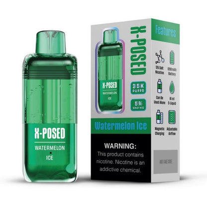 X-Posed 35K Disposable Pod watermelon ice only vapez