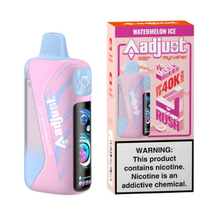 Adjust MyRusher 40K Vape watermelon only vapez
