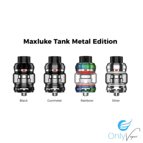 Freemax Maxluke Vape Tank Metal Edition in Black, Gunmetal, Rainbow, Silver Only Vapez