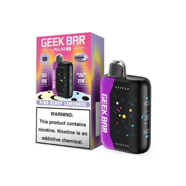 Geek Bar Pulse X 25K Thermal Edition Vape pink only vapez