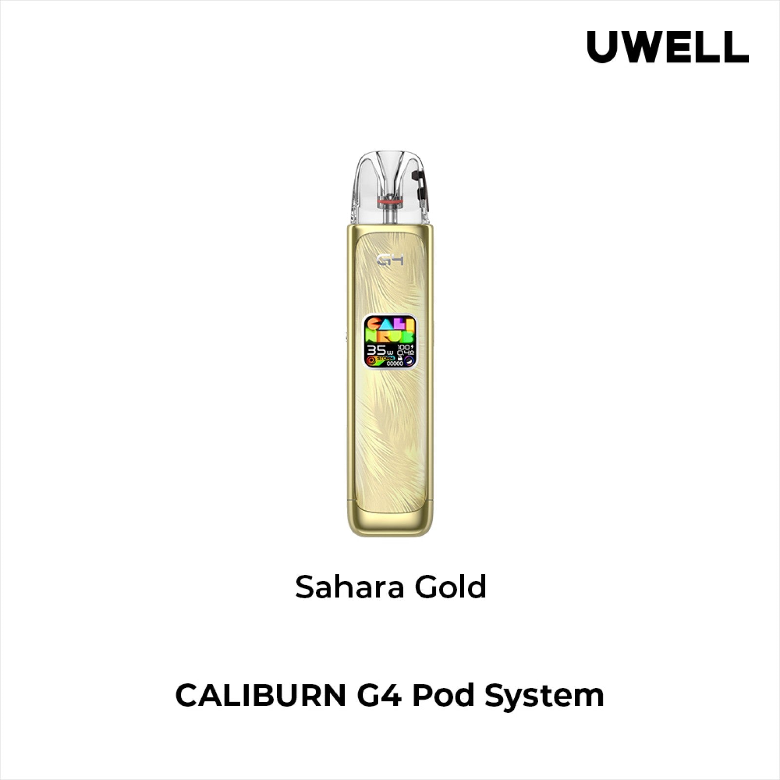 UWELL Caliburn G4 Pod System gold only vapez