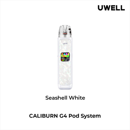 UWELL Caliburn G4 Pod System white only vapez
