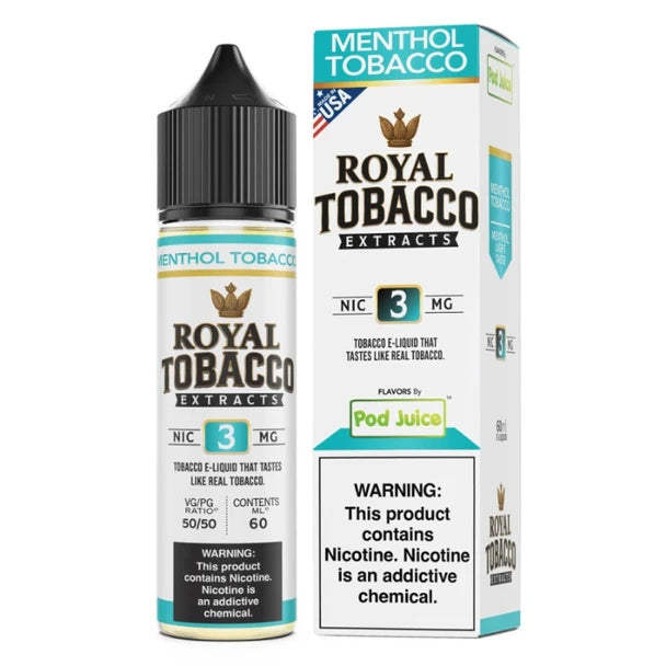 Royal Tobacco Extract E Liquids by Pod Juice menthol