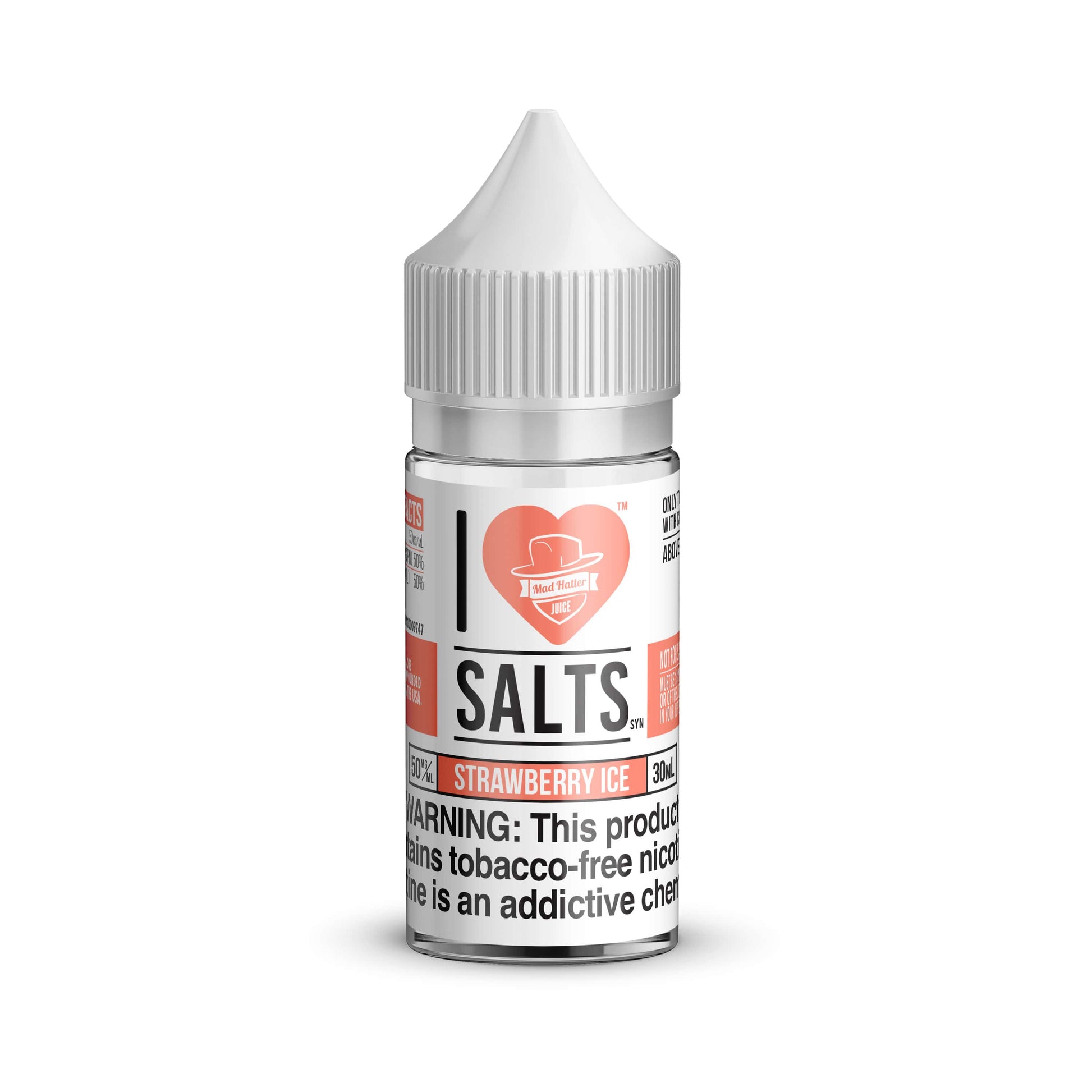 I Love Salts Nicotine Salts ice strawberry only vapez