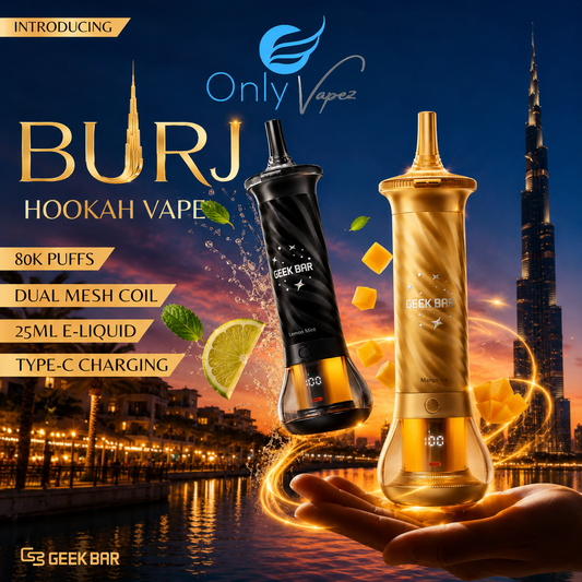 Geek Bar Burj 80K Hookah Vape only vapez