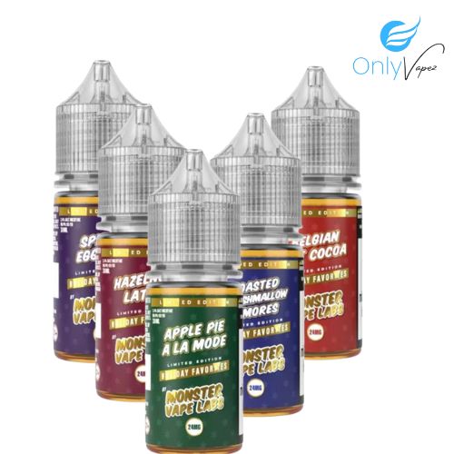 Monster Vape Labs Holiday Favorites Nicotine Salts onyl vapez