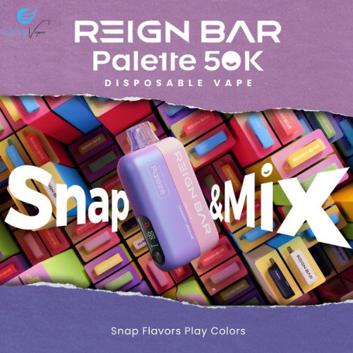 REIGN BAR Palette 50K Disposable Vape only vapez