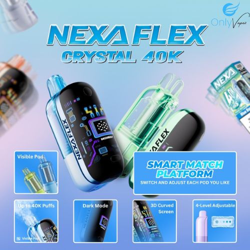 Nexa Flex Crystal 40K Vape Kit only vapez