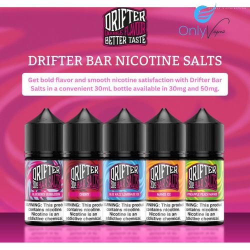 Drifter Bar Nicotine Salts only vapez