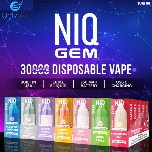 NIQ GEM 30000 Disposable Vape only vapez