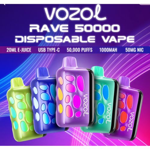 Vozol Vape Rave 50k Disposable all only vapez