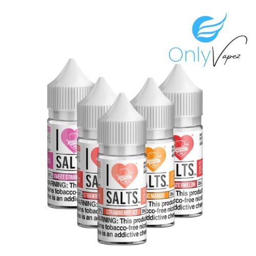 I Love Salts Nicotine Salts all only vapez